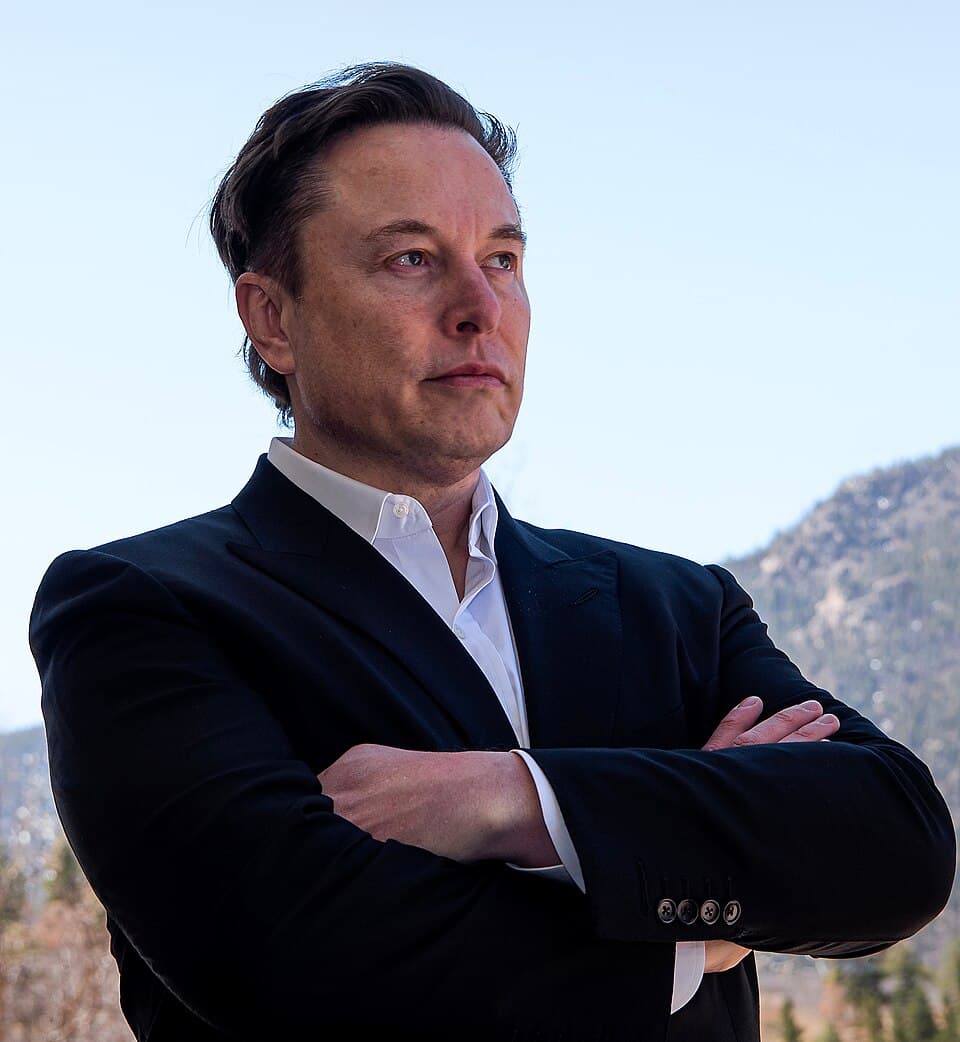 Elon Musk at the U.S. Air Force Academy in 2022