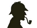221B Sherlock silhouette