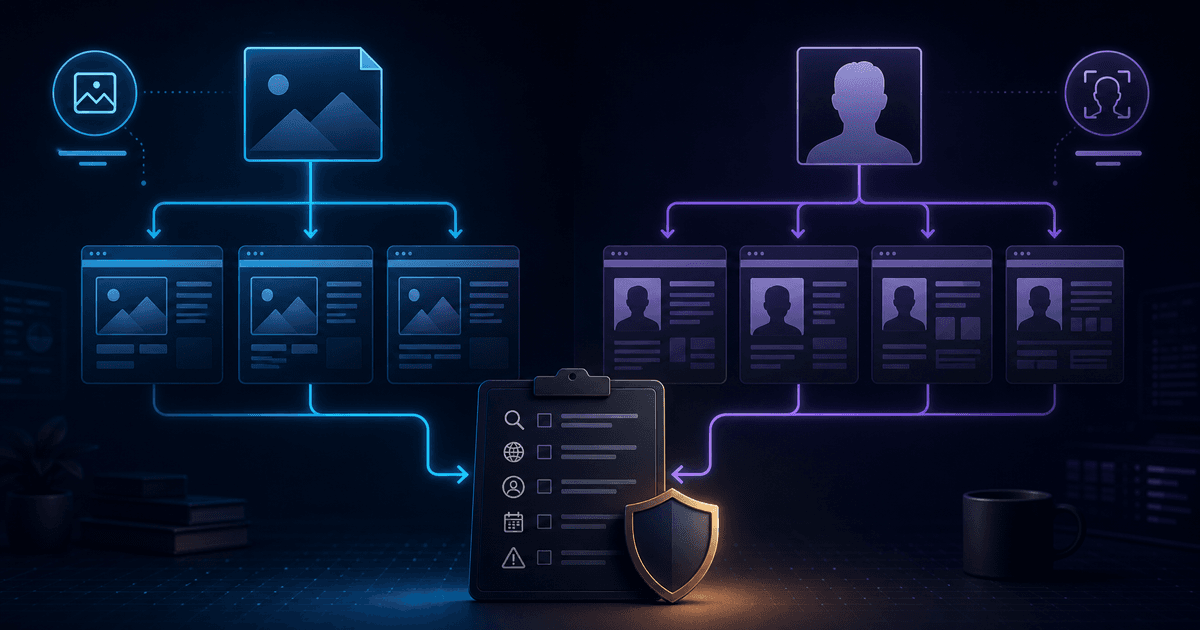 Reverse Face Search vs Image Search for Dating Verification